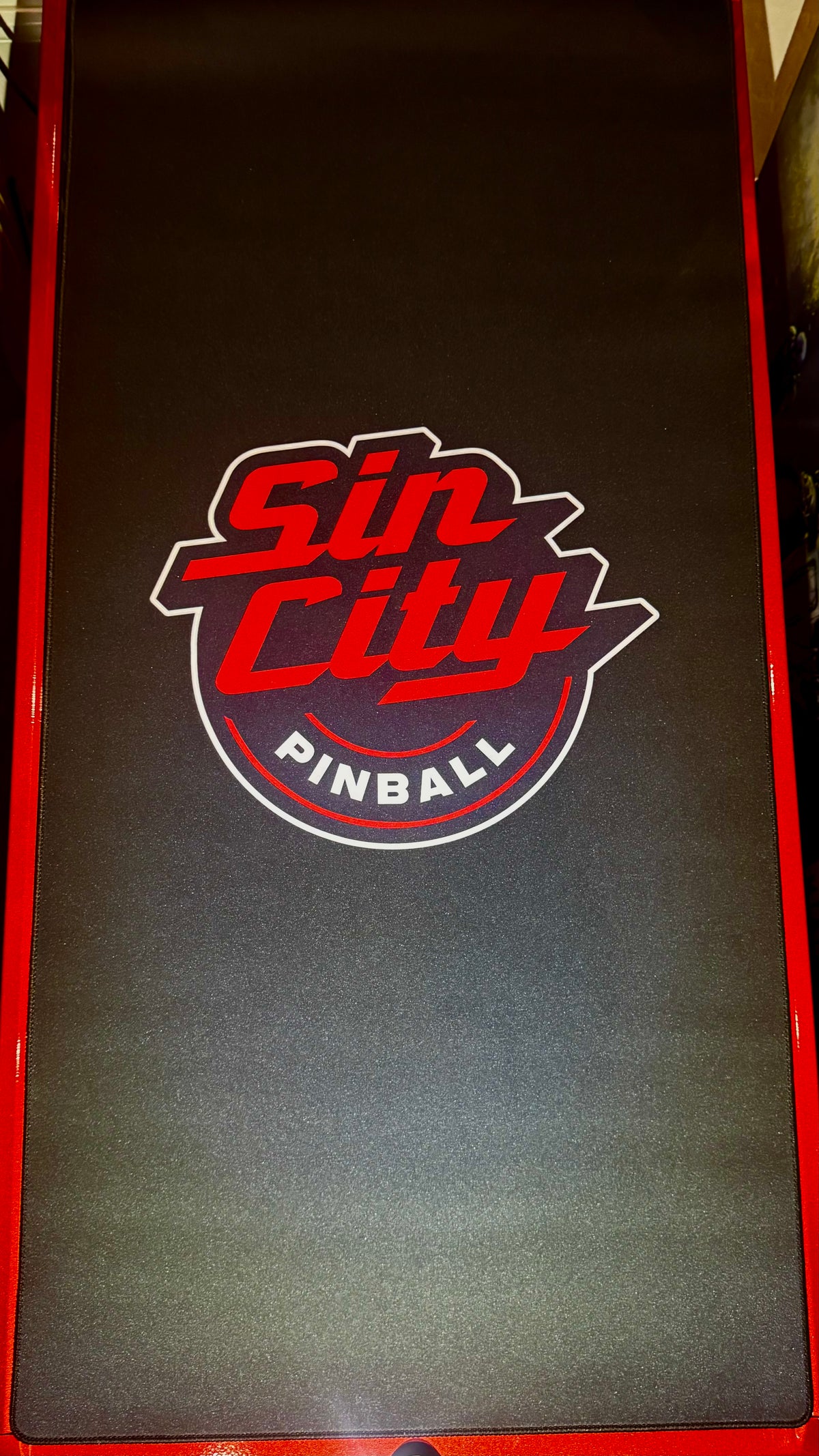 Sin City Pinball Dust Cover